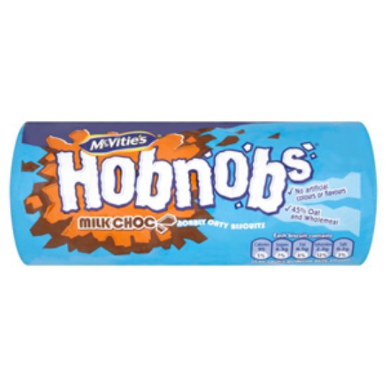 Picture of McVities HobNob Milk Choc 262g x12